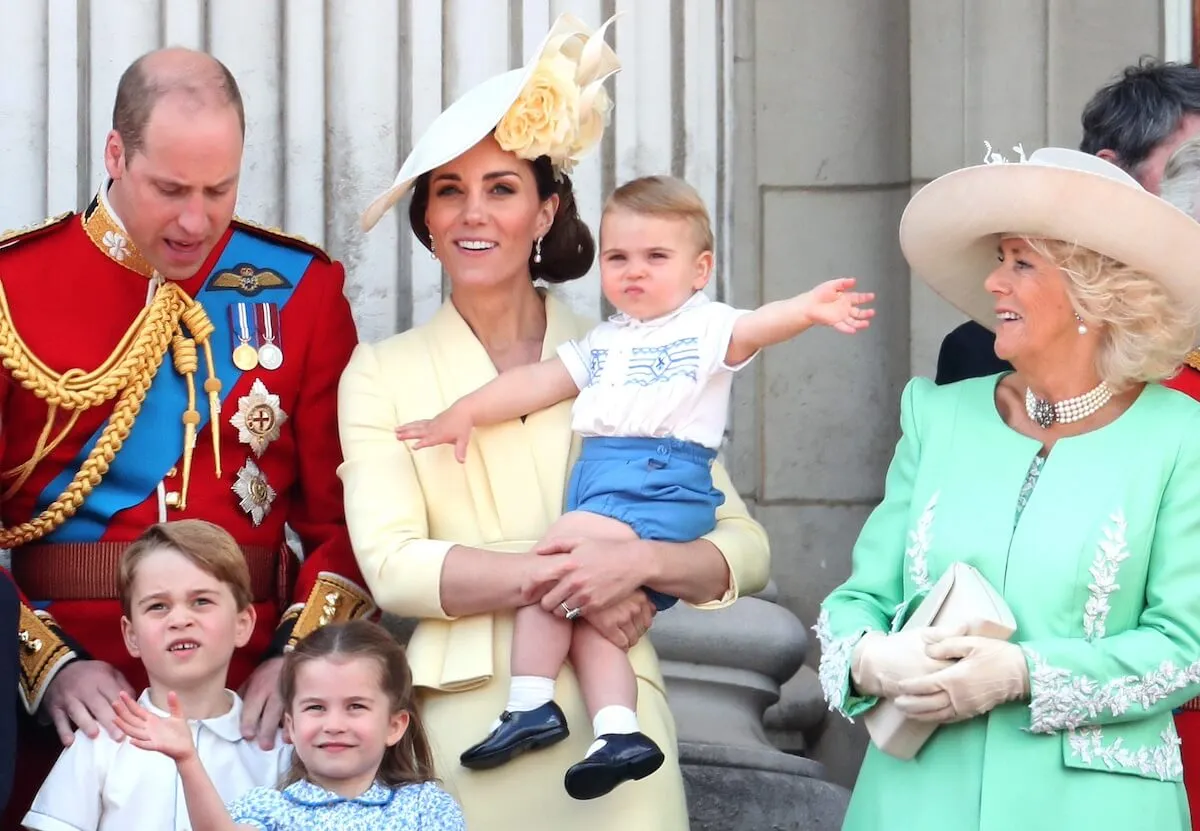 Prince William and Kate Middleton with Prince George, Princess Charlotte, and Prince Louis