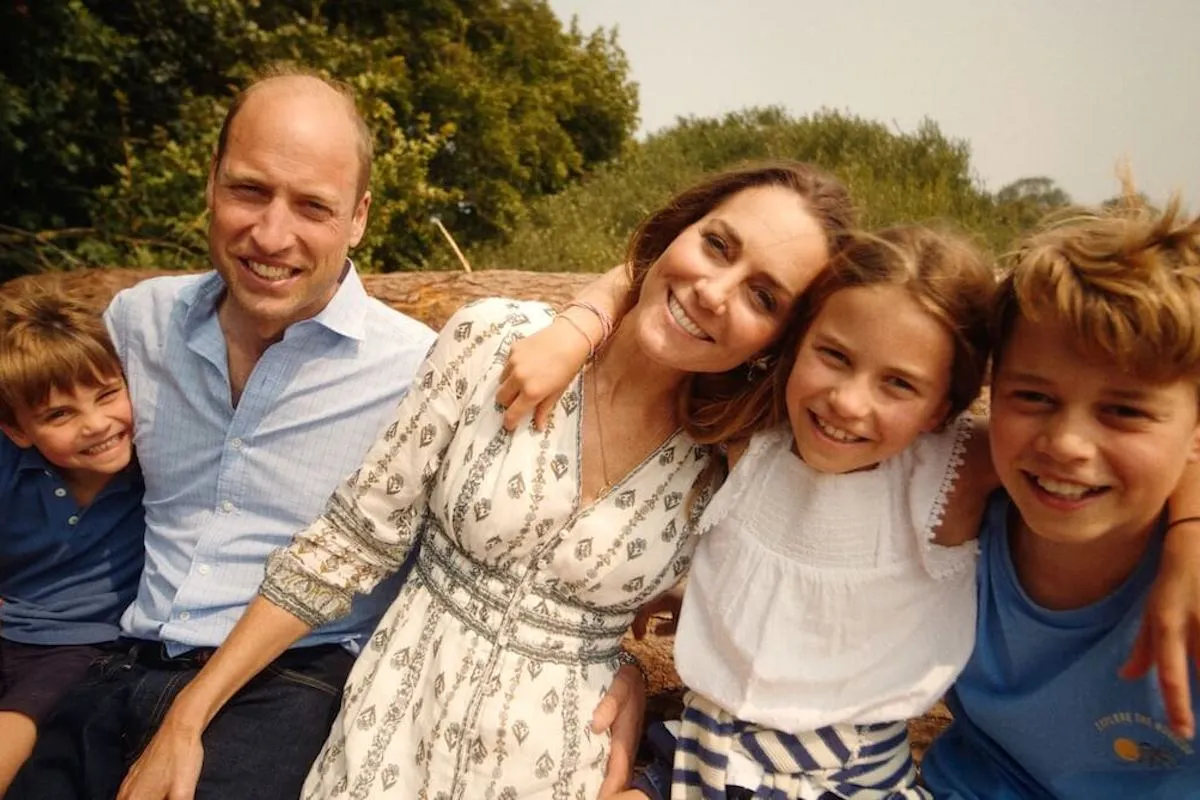 Kate Middleton, Prince William, and their children