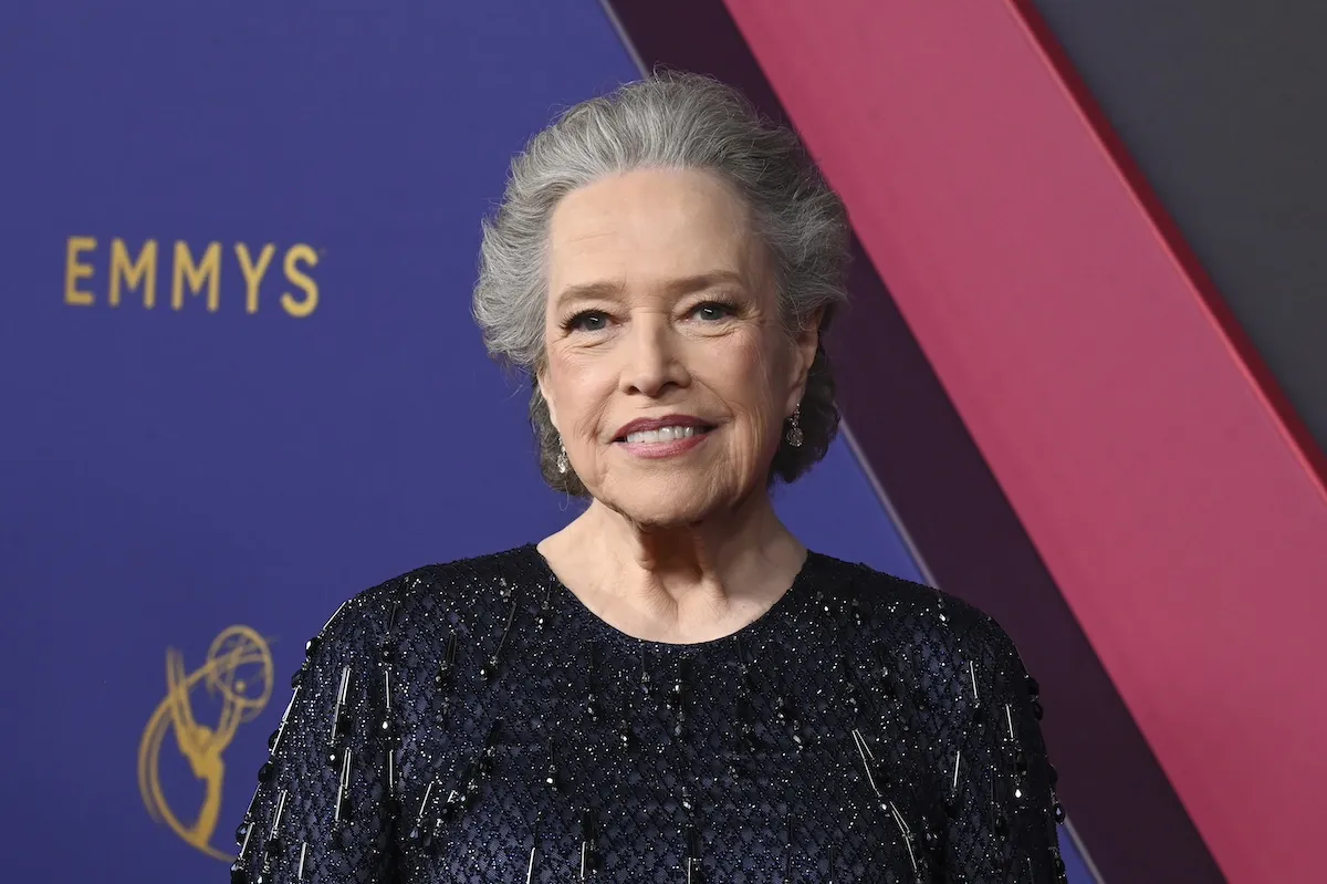 Kathy Bates poses for a photo at the 2024 Emmys