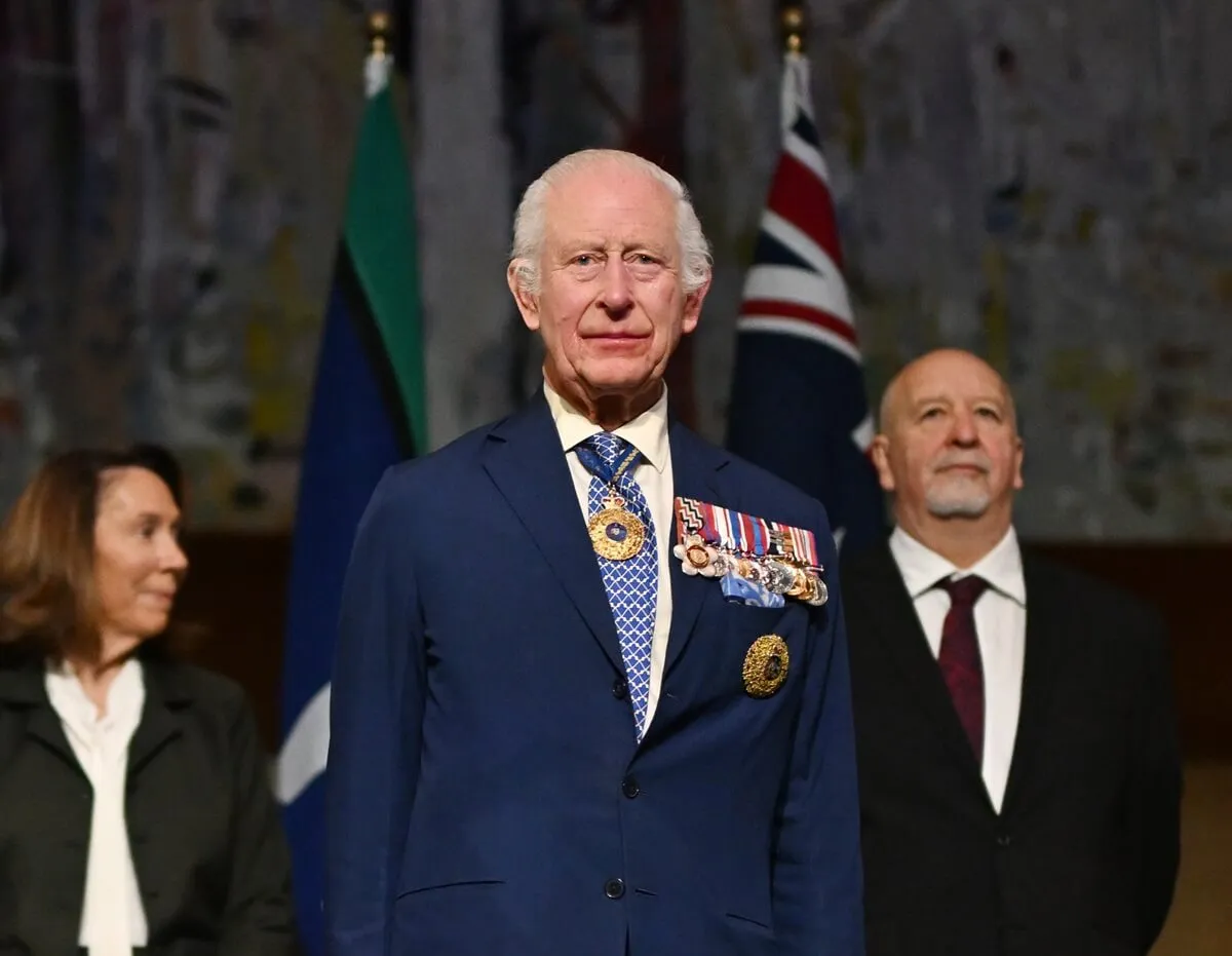 King Charles III attend the ceremonial welcome and Parliamentary reception at the Australian Parliament House