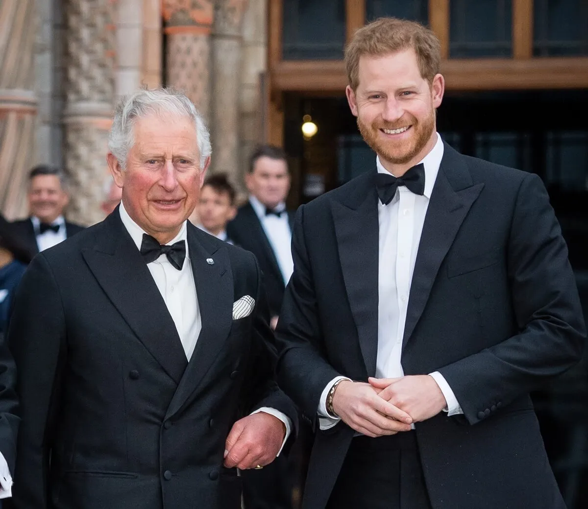 Prince Charles and Prince Harry attend the 'Our Planet' global premiere