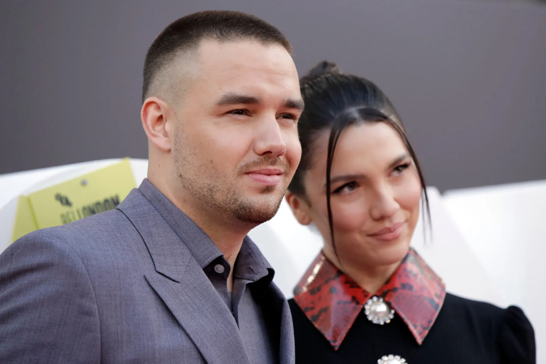 A close-up of Liam Payne and Maya Henry