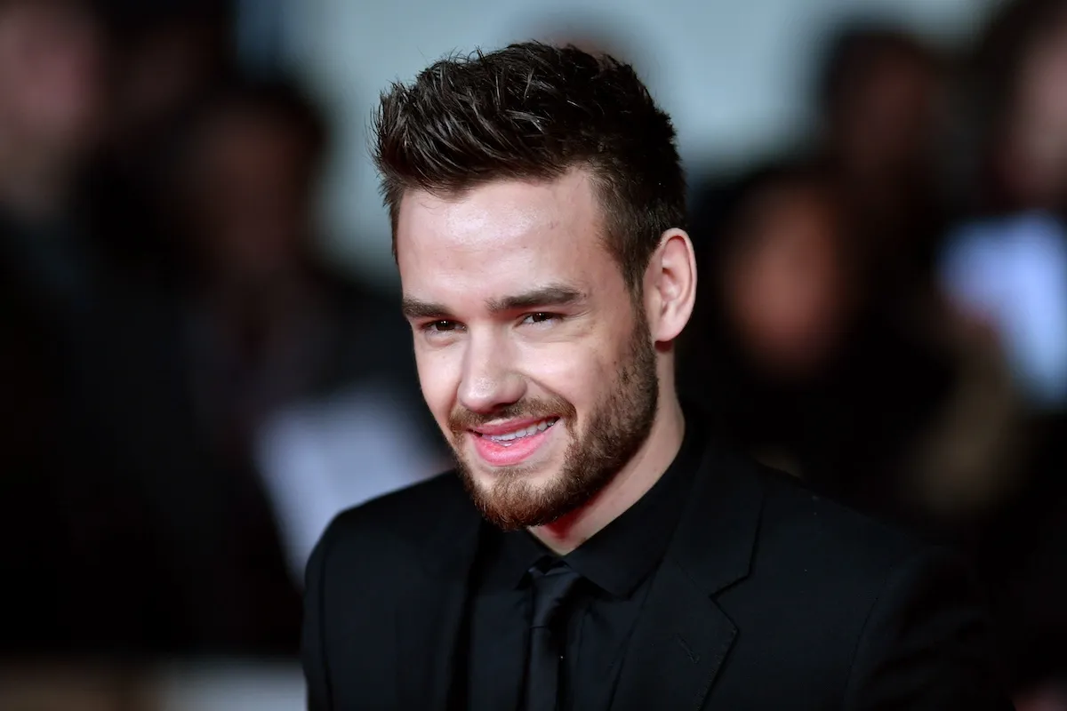 Liam Payne dressed in black