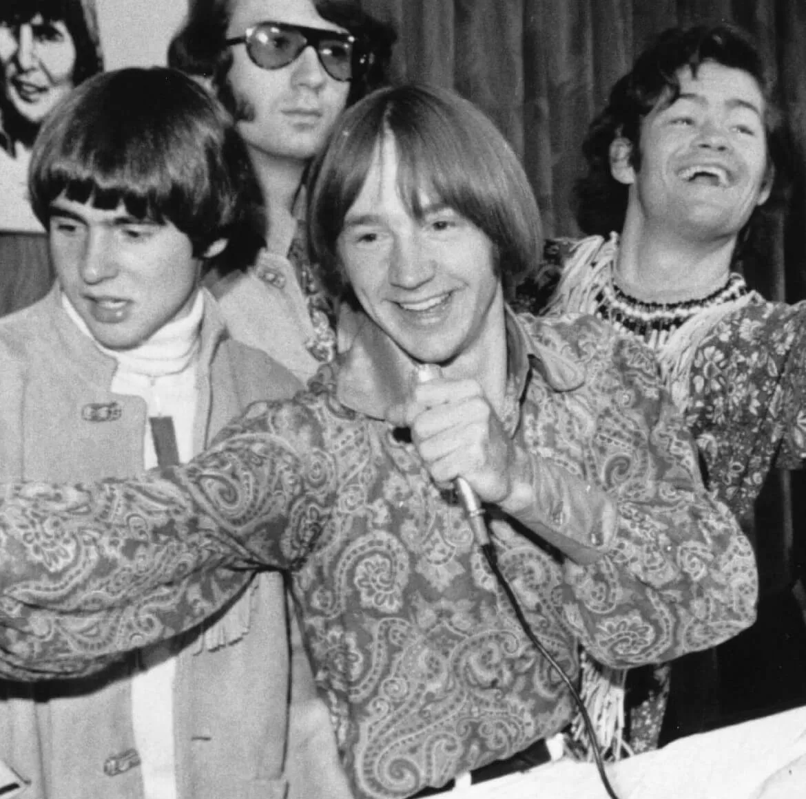 The Monkees in black-and-white