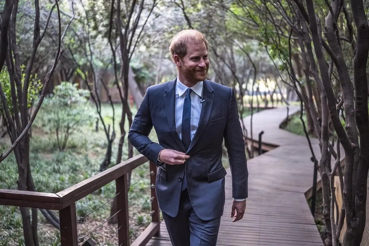 Prince Harry on a solo trip to South Africa in October 2024