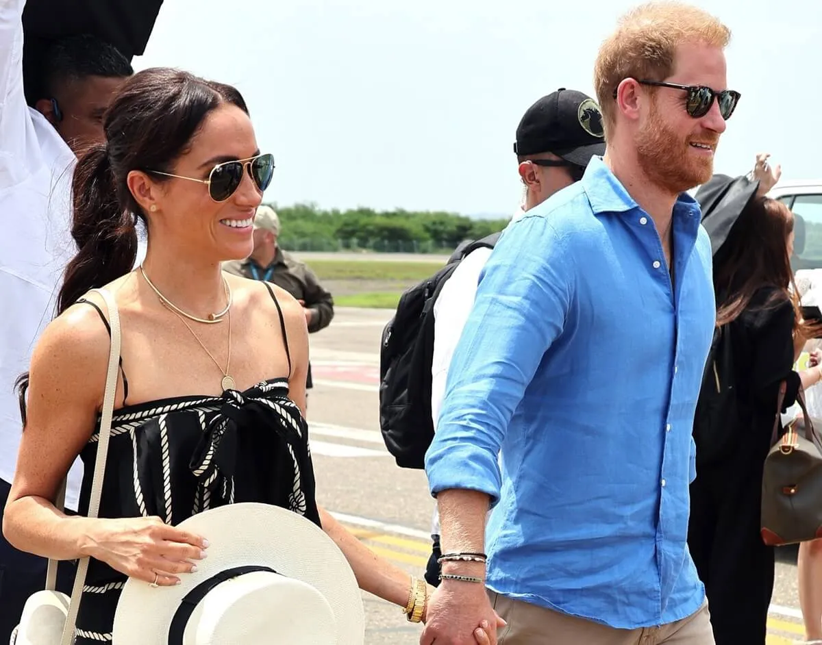 Prince Harry and Meghan Markle in Cartagena, Colombia