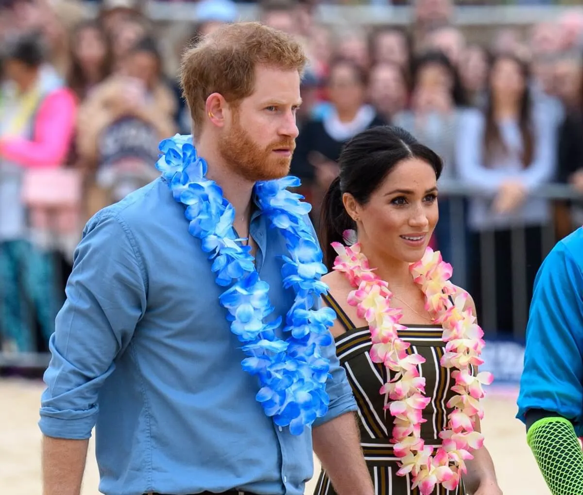 Prince Harry and Meghan Markle visit Bondi beach in Sydney, Australia