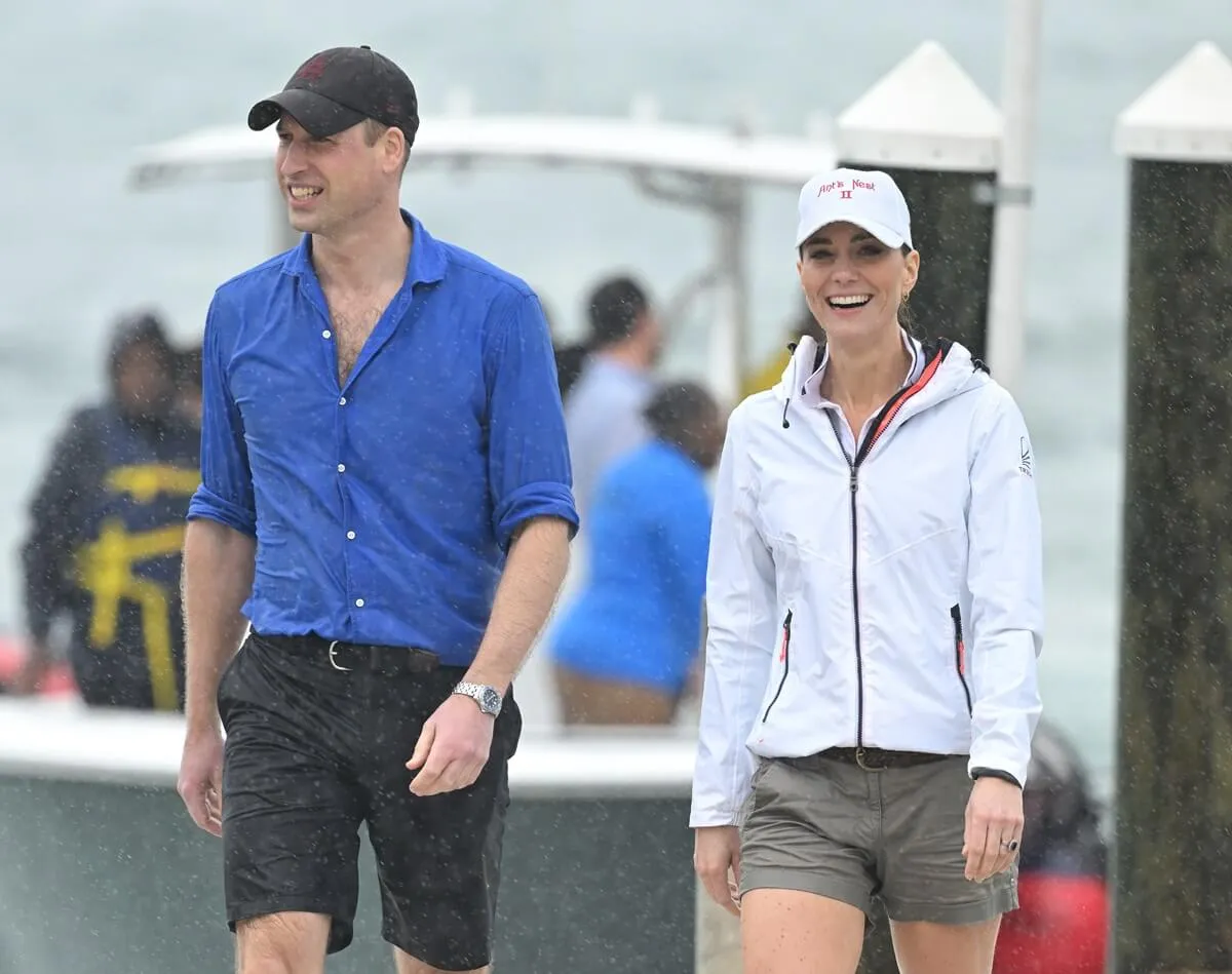 Prince William and Kate Middleton participating in the regattas during trip to the Bahamas