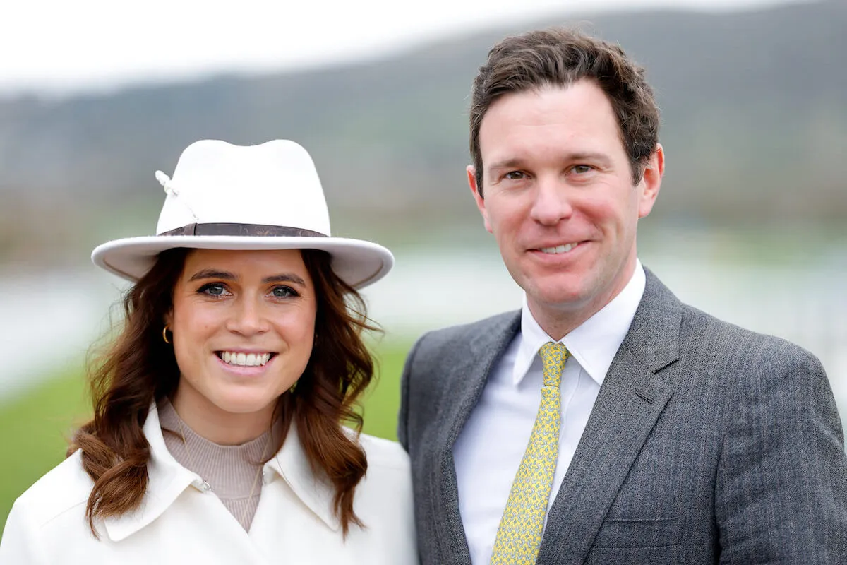 Princess Eugenie and Jack Brooksbank, whom Prince Harry and Meghan Markle are close to reportedly due to Portugal home purchase, in 2024