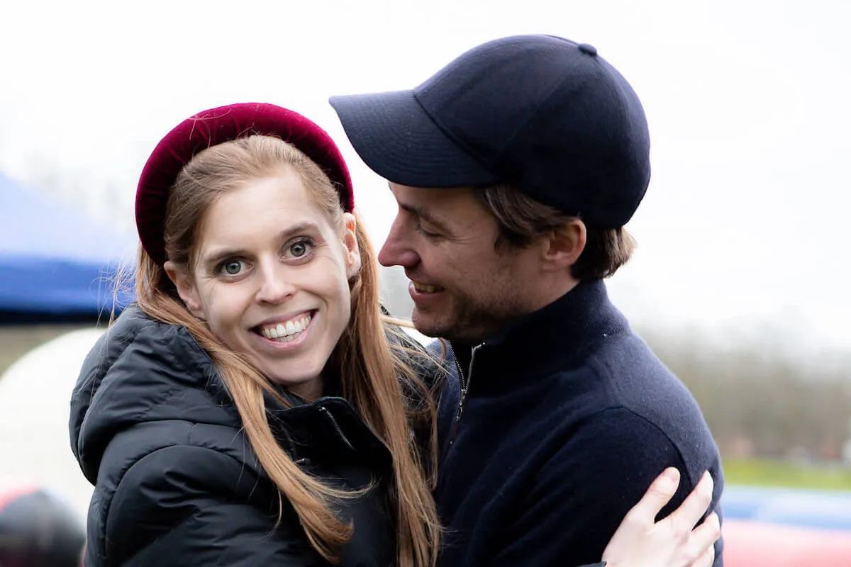 Princess Eugenie, who is pregnant with her second child, with her husband Edo Mozzi