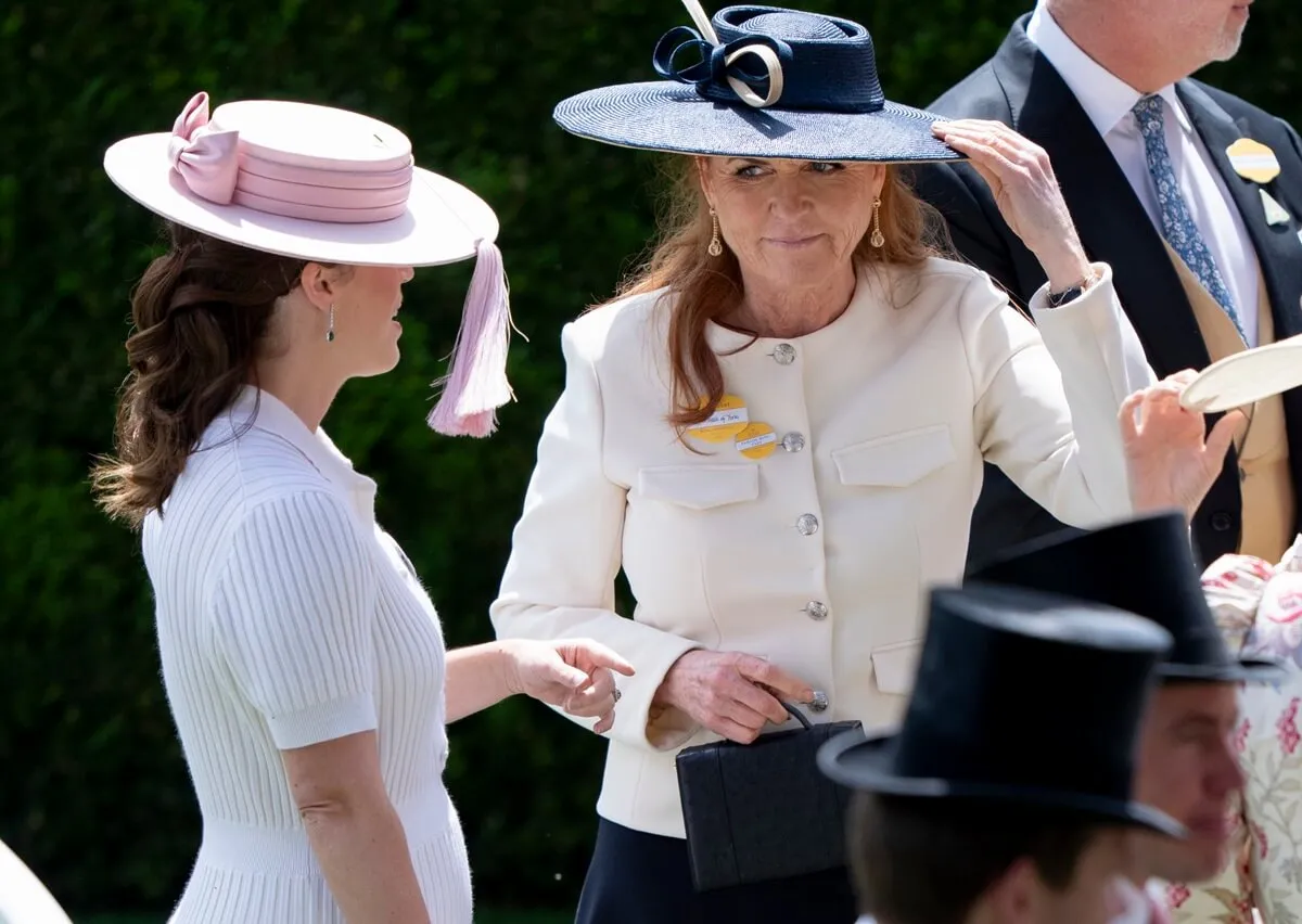 Sarah Ferguson and Princess Eugenie attend day two of Royal Ascot 2024