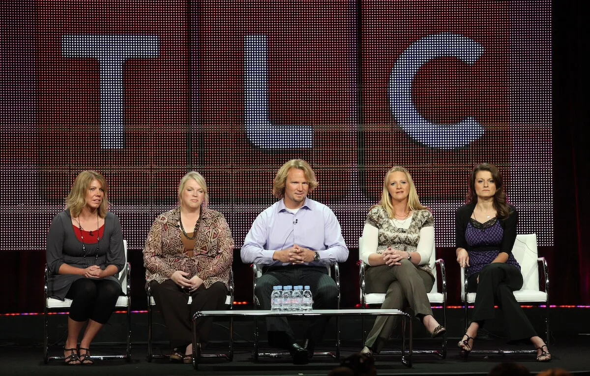 'Sister Wives' cast on stage at the TCA press tour