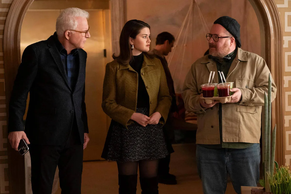 Steve Martin, Selena Gomez as Mabel Mora, and Michael Cyril Creighton