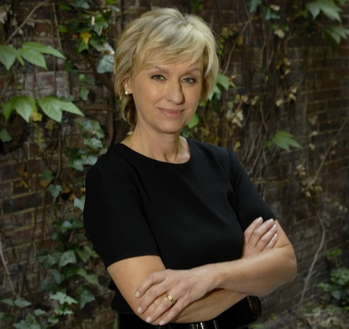 Tina Brown the founder of Talk magazine and former editor of the New Yorker photographed at her home