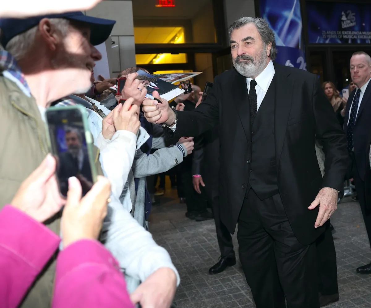 Tom Selleck greets fans in NYC