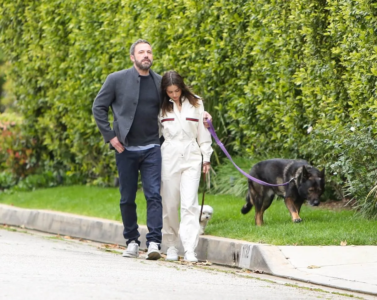 Ben Affleck seen walking with Ana de Armas.