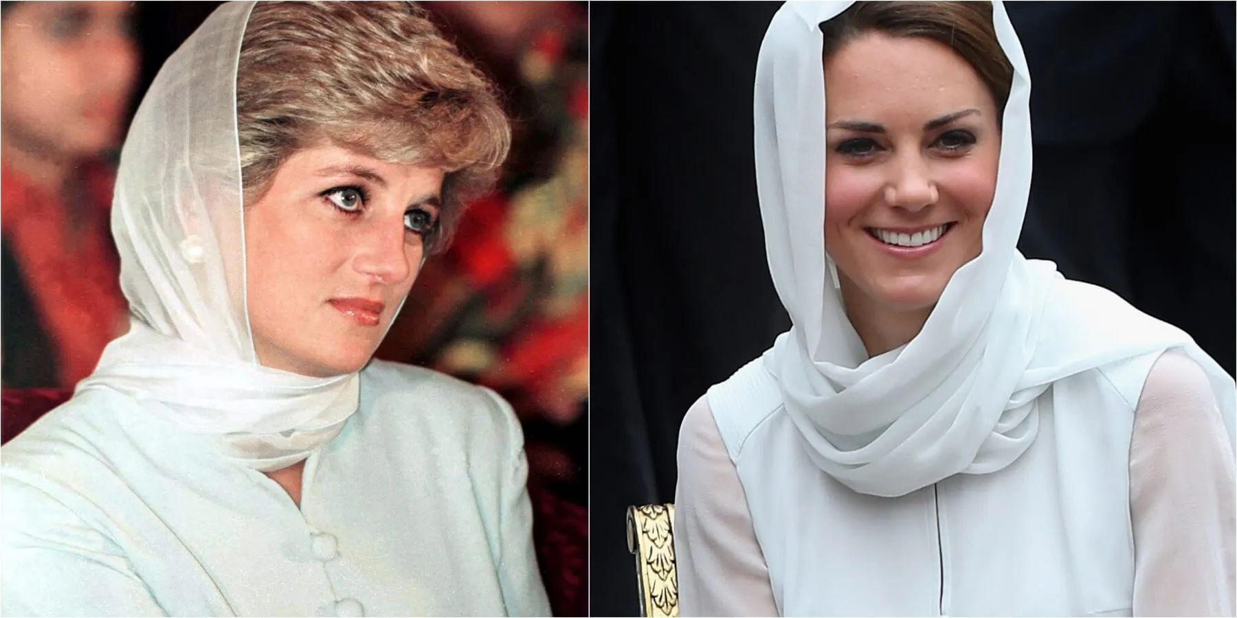 Princess Diana and Kate Middleton