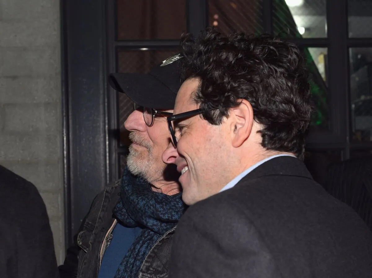 J.J. Abrams and Steven Spielberg at the 8th Annual "Oscar Wilde: Honoring The Irish In Film" Pre-Academy Awards Event.