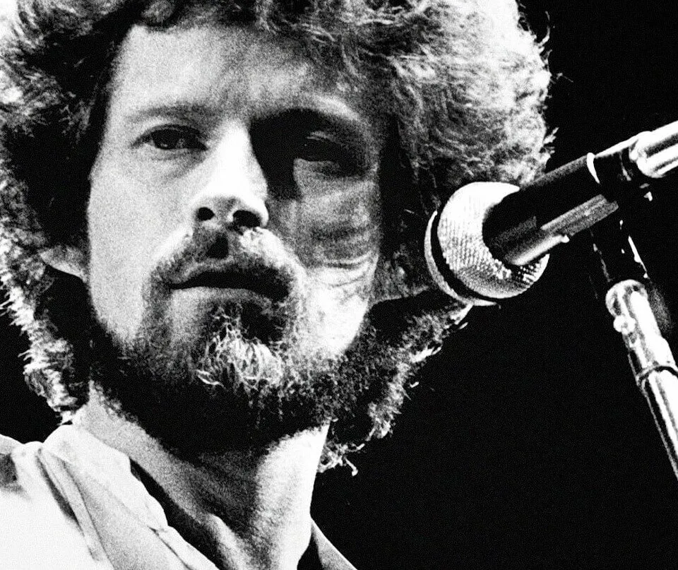 The Eagles' Don Henley with a microphone