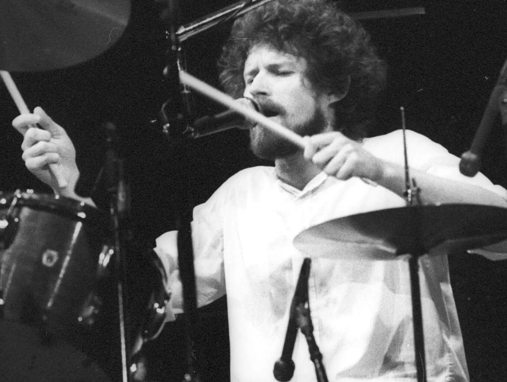 The Eagles' Don Henley on the drums