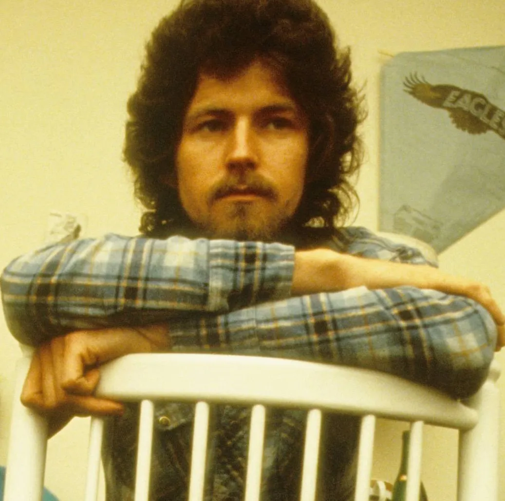 The Eagles' Don Henley in a chair