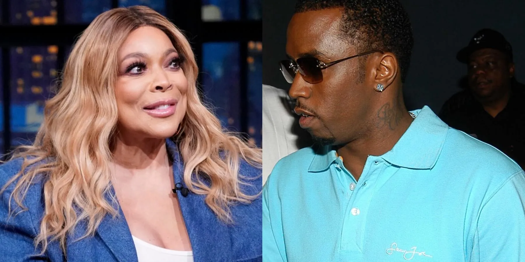 Wendy Williams and Sean Diddy Combs in side-by-side images.