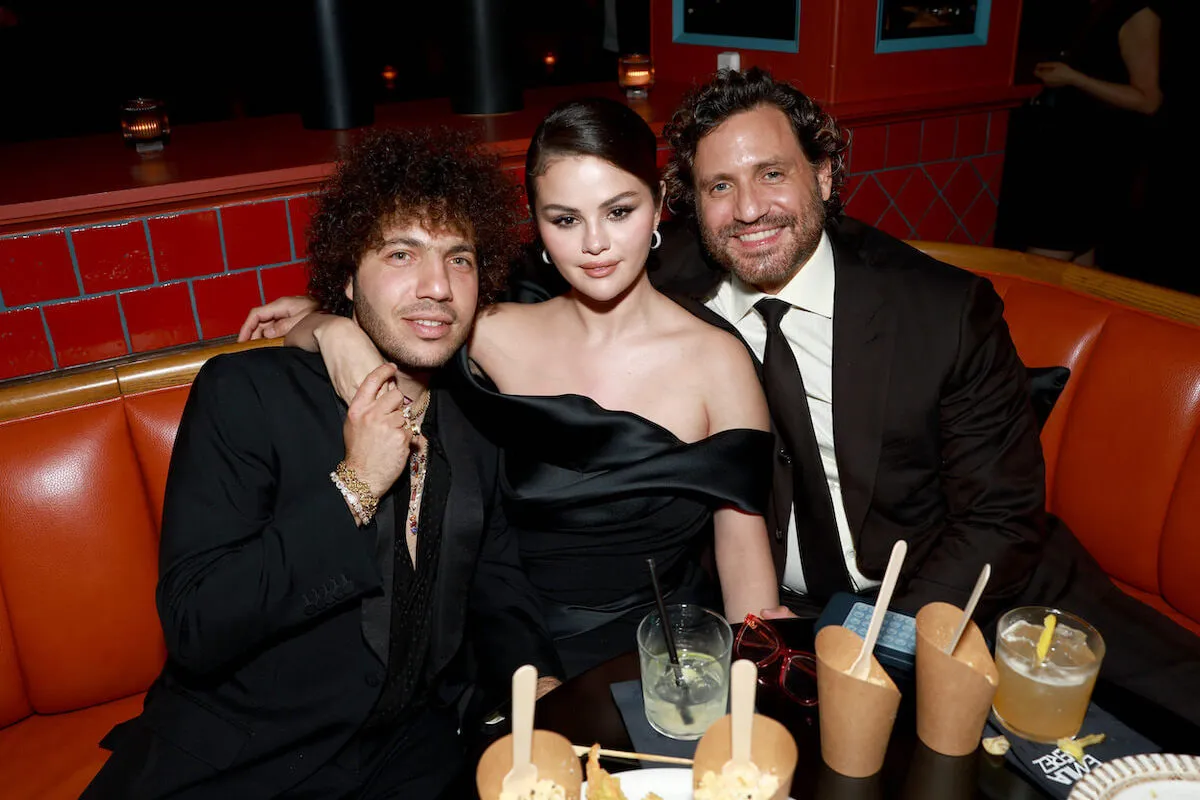 Benny Blanco, Selena Gomez, and Édgar Ramírez