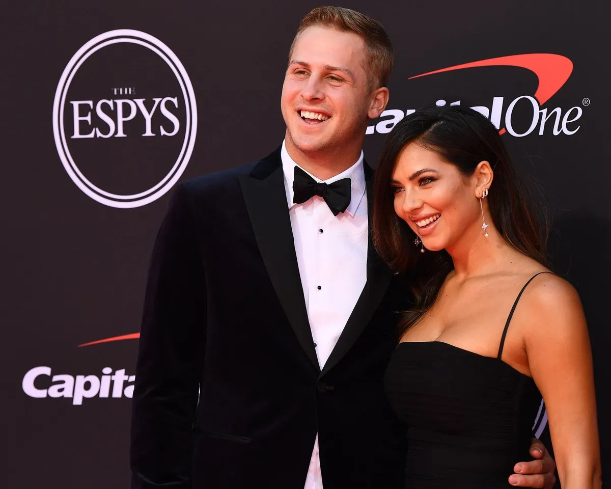 Jared Goff and Christen Harper attend "The 2019 ESPYS presented by Capital One