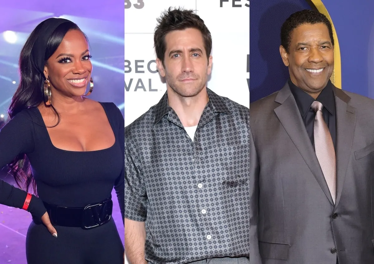 Side by side photos of Kandi Burruss, Jake Gyllenhaal, and Denzel Washington in 2024