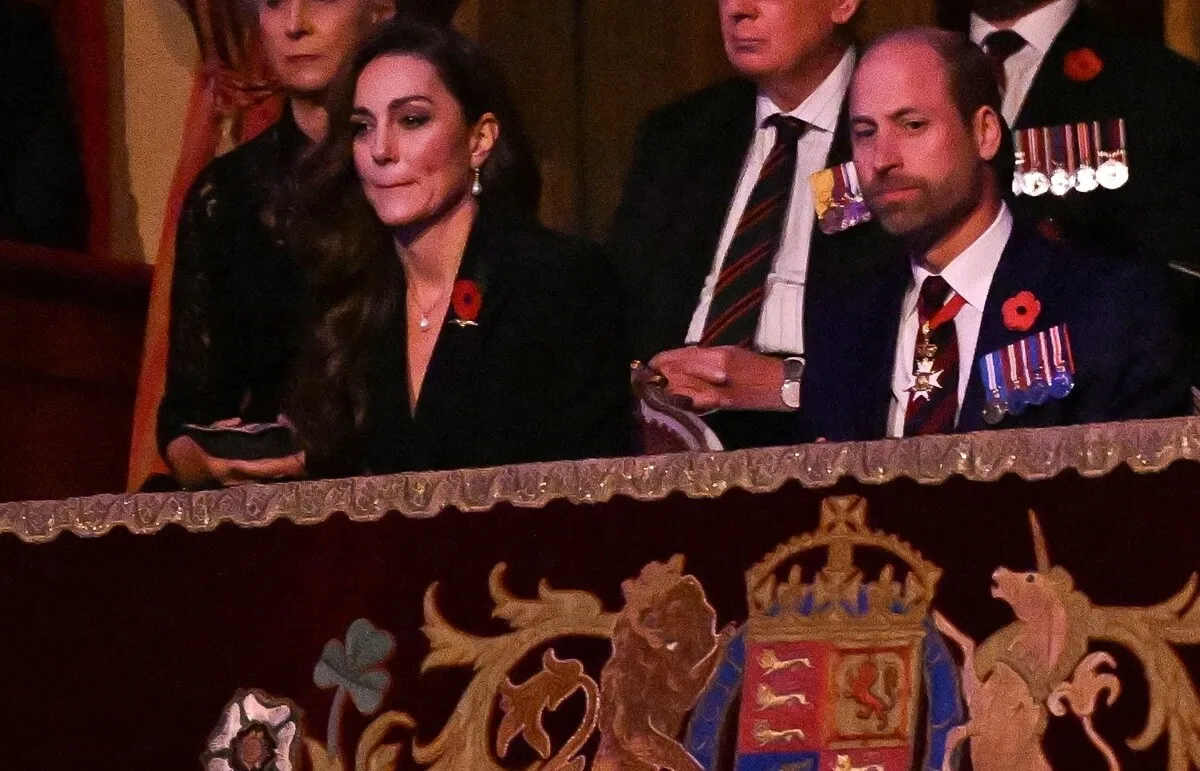 Kate Middleton and Prince William attend the Royal British Legion Festival of Remembrance in London