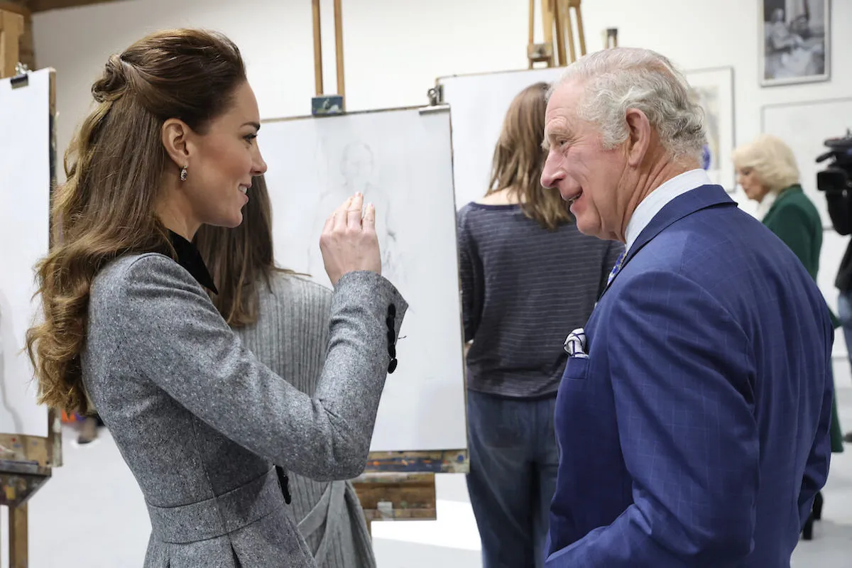 Kate Middleton, who gave advice to King Charles, with her father-in-law