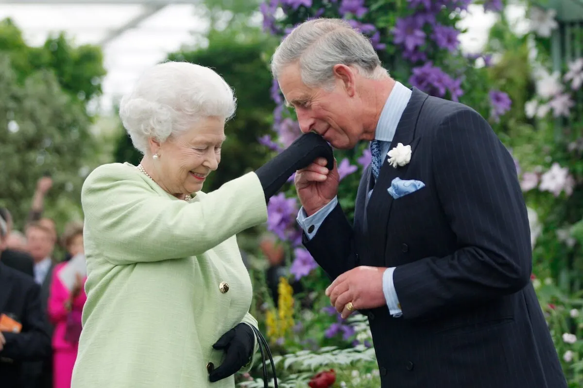 Queen Elizabeth and King Charles in 2009