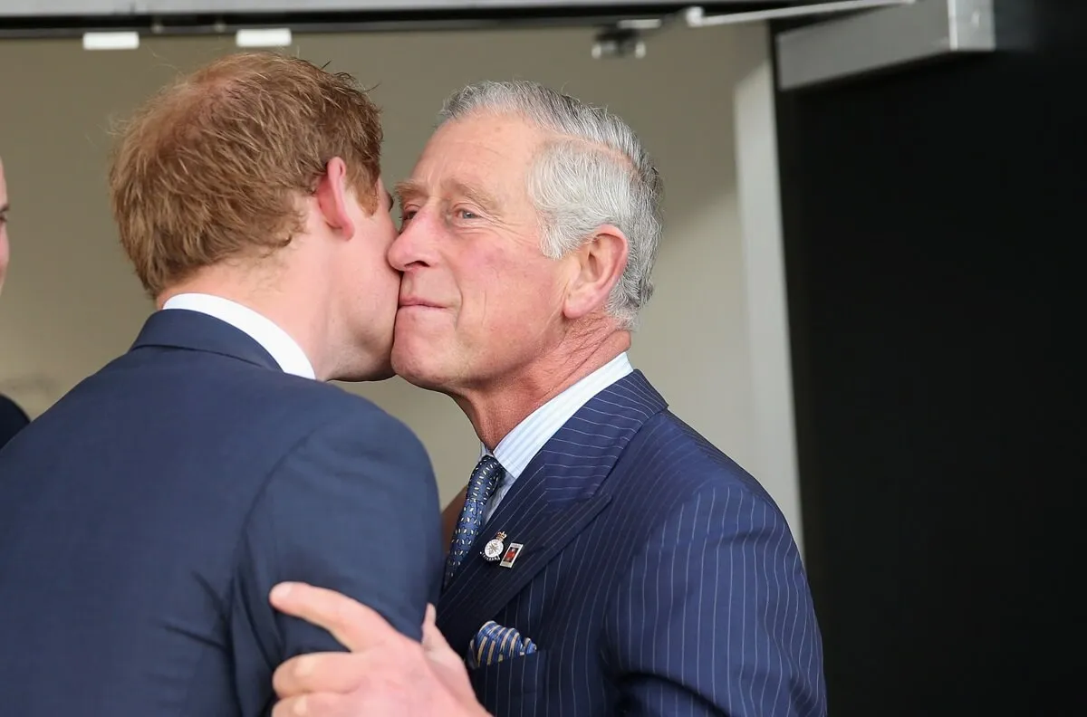 King Charles and Prince Harry greet one another ahead of Invictus Games Opening Ceremony