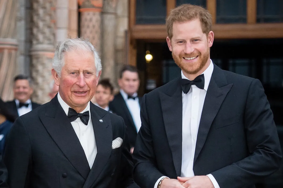 King Charles and Prince Harry, whose security lawsuit could be in 'legal jeopardy' if the two reunite, pose together