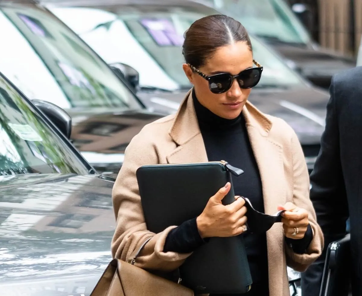 Meghan Markle is seen in Midtown Manhattan during her New York City trip