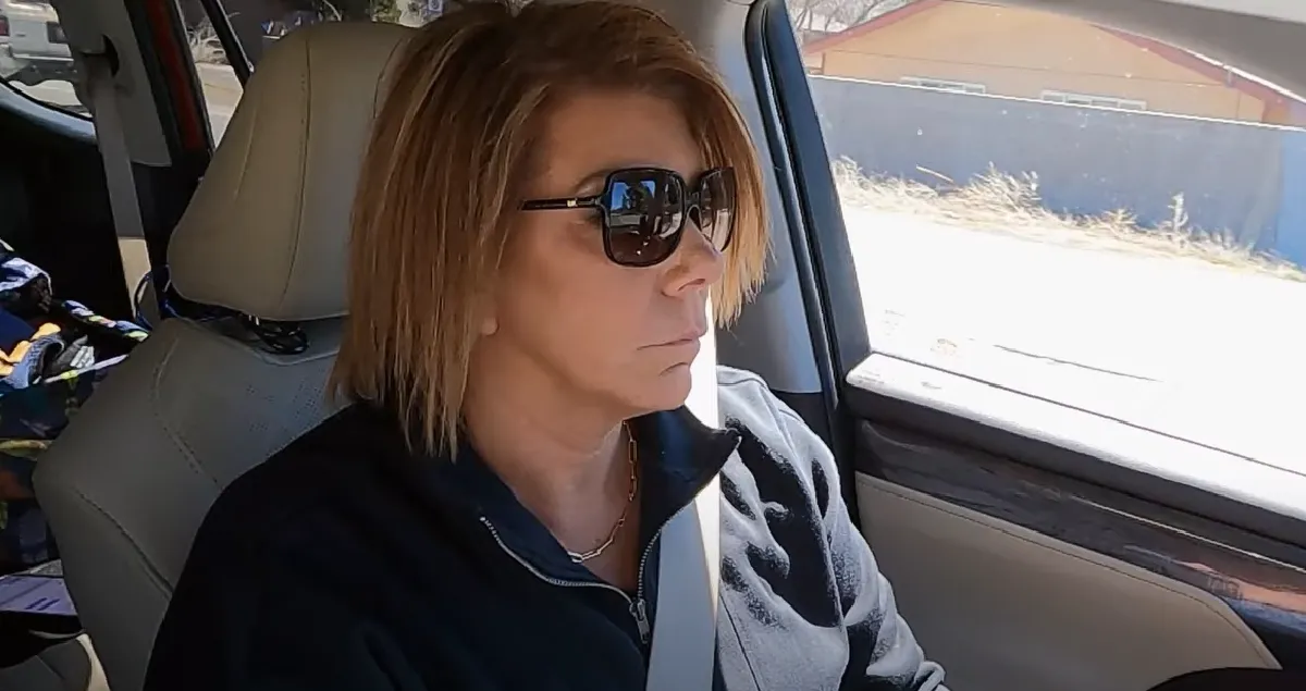 Meri Brown is seen driving during a recent episode of 'Sister Wives' 