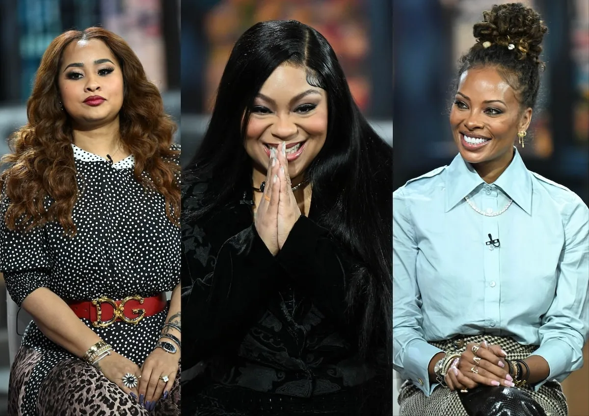 Sitting together on Good Day New York, Tammy Rivera, Eva Marcille, and Nivea promote their new show 'Eat Slay Love'