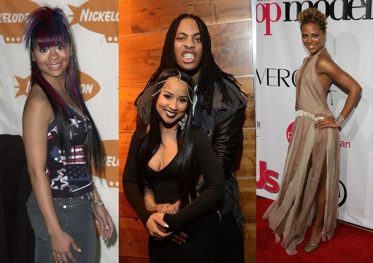 Side by side photos of Nivea, Tammy Rivera, and Eva Marcille early in their careers