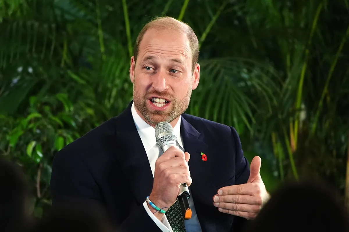 Prince William attends Earthshot+ at Portside Tower in Cape Town, South Africa