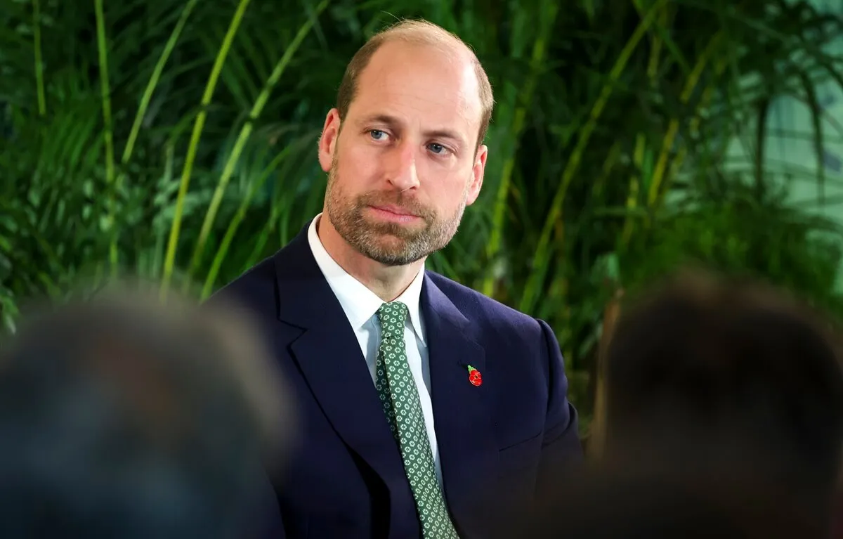 Prince William takes part in a panel discussion during Earthshot+ at Portside Tower in Cape Town, South Africa