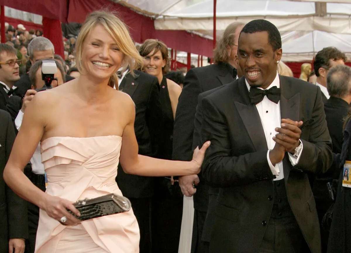 Cameron Diaz and Sean 'Diddy' Combs in 2008