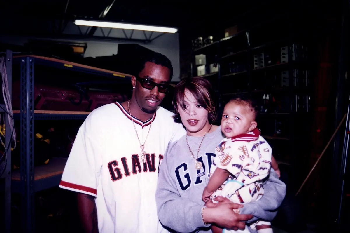 Sean 'Diddy' Combs and Faith Evans in 1997