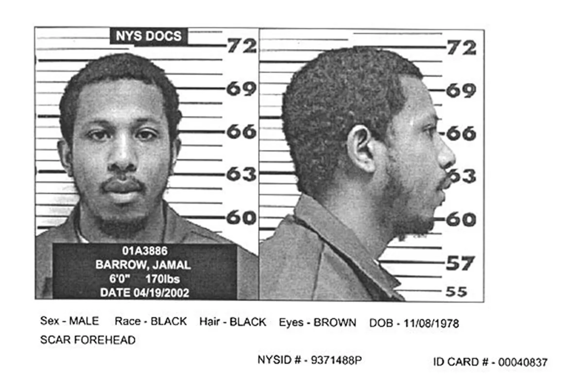 Jamal Barrow also know as Shyne mugshot in April 2002