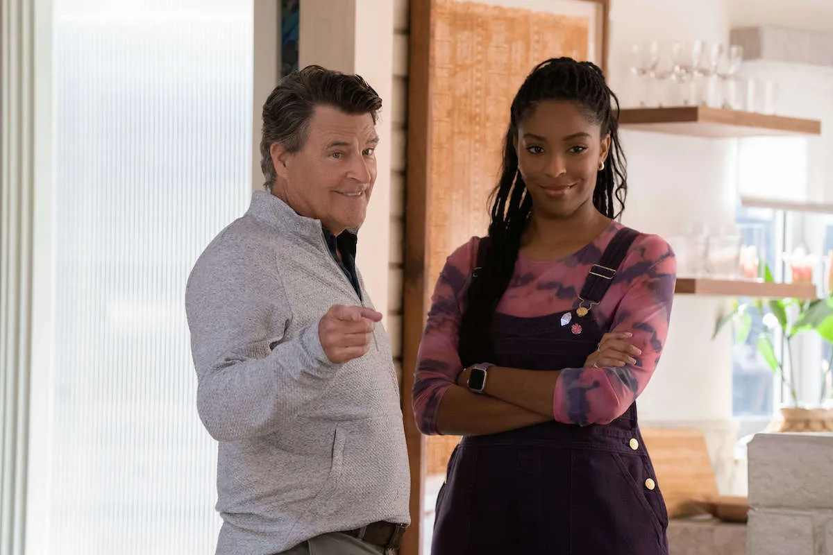 Ted McGinley and Jessica Williams on 'Shrinking'