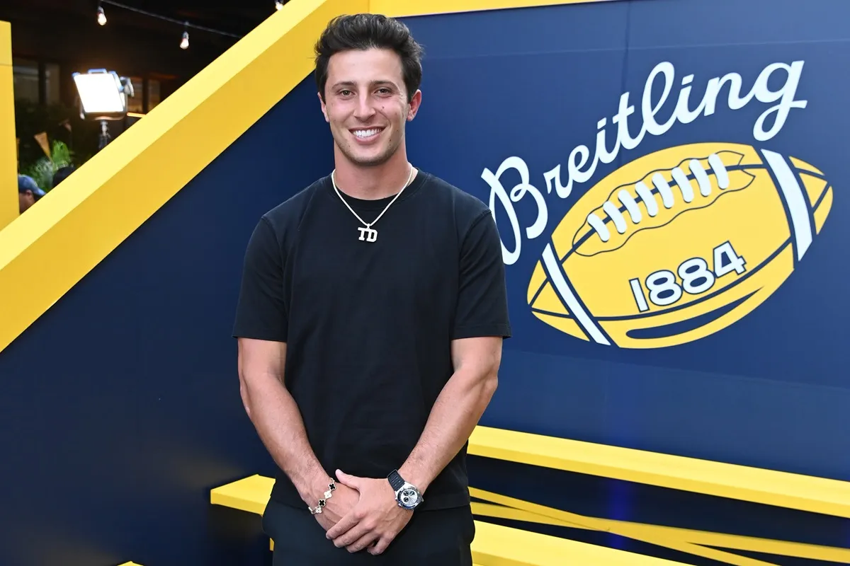 Tommy DeVito attends Breitling kicks-off NFL Collection with Meatpacking takeover on September 05, 2024 in New York City.