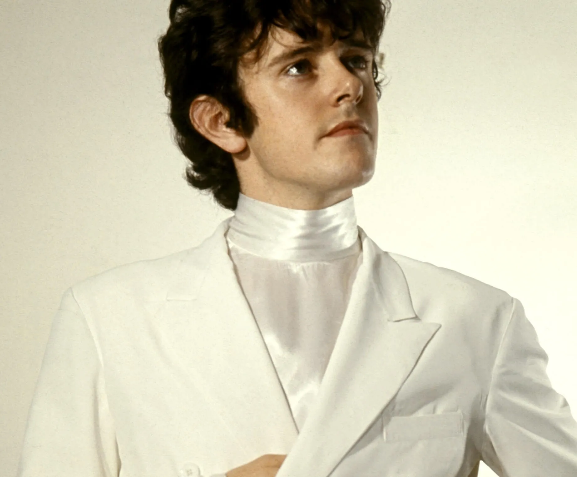 "Season of the Witch" singer Donovan wearing white