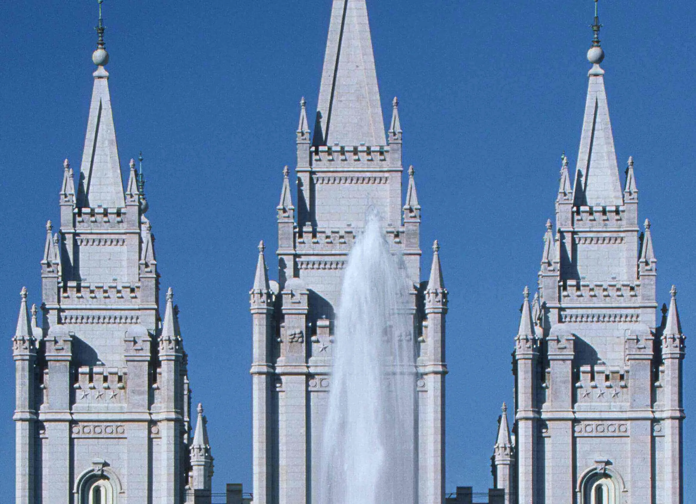 A Mormon temple