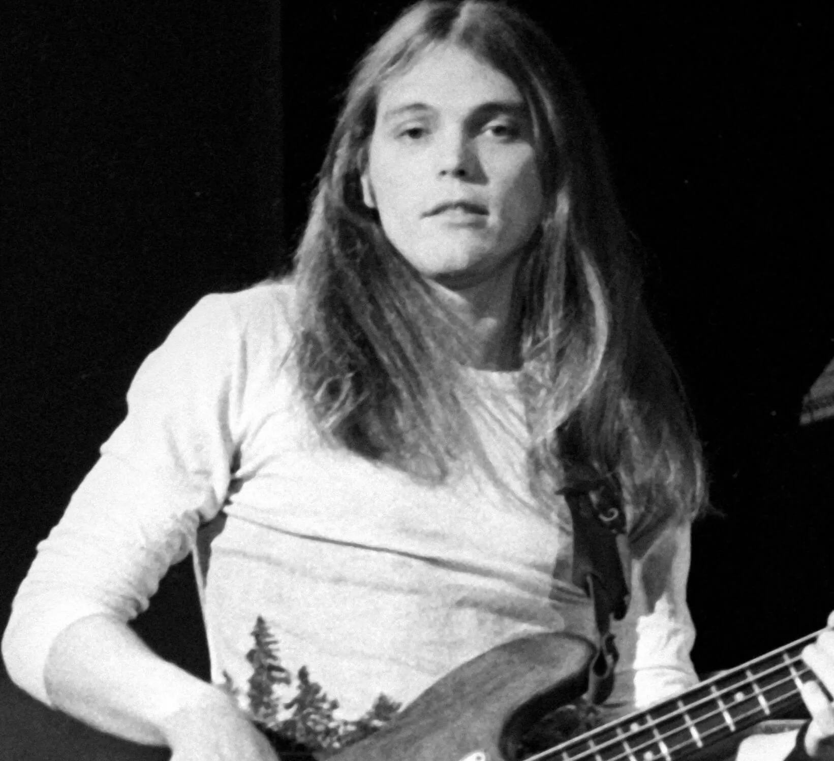 Poco's Timothy B. Schmit in black-and-white