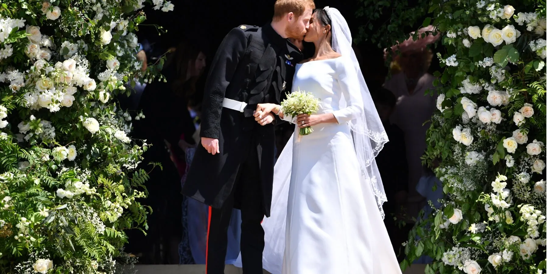 Prince Harry and Meghan Markle's wedding day in May 2018