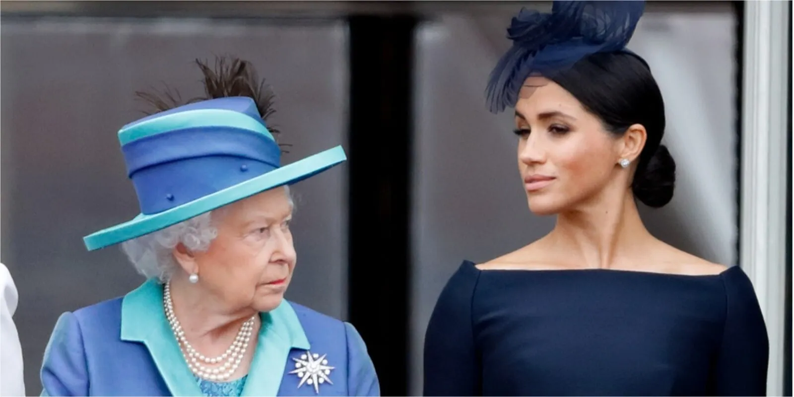 Queen Elizabeth and Meghan Markle photographed in 2018